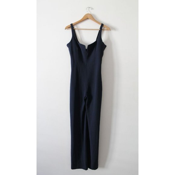 Galvan London Signature Corset Jumpsuit Midnight Size US 4 - Picture 2 of 5